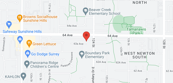 map of 12385 63A AVENUE